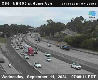 NB 805 at Home Ave (On Ramp)