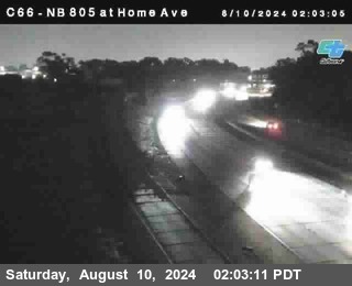 NB 805 at Home Ave (On Ramp)