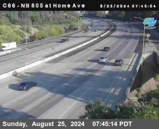 NB 805 at Home Ave (On Ramp)