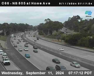 NB 805 at Home Ave (On Ramp)