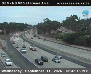 NB 805 at Home Ave (On Ramp)