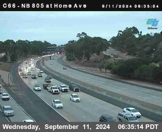 NB 805 at Home Ave (On Ramp)