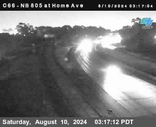 NB 805 at Home Ave (On Ramp)