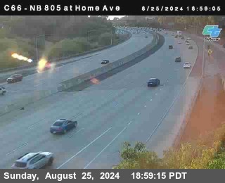 NB 805 at Home Ave (On Ramp)