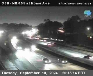 NB 805 at Home Ave (On Ramp)