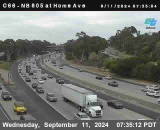 NB 805 at Home Ave (On Ramp)