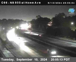 NB 805 at Home Ave (On Ramp)