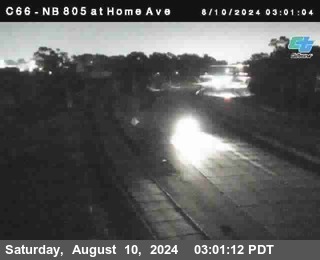 NB 805 at Home Ave (On Ramp)