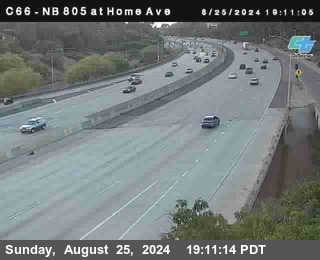 NB 805 at Home Ave (On Ramp)