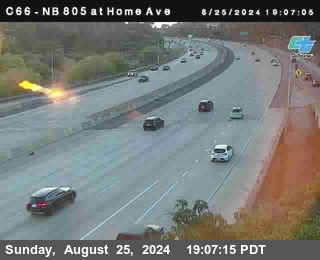 NB 805 at Home Ave (On Ramp)