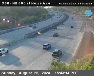 NB 805 at Home Ave (On Ramp)