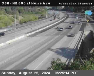 NB 805 at Home Ave (On Ramp)