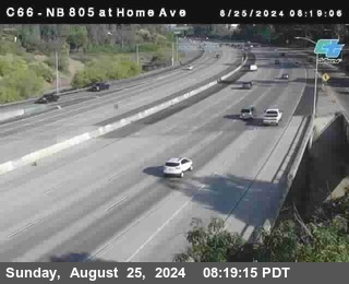 NB 805 at Home Ave (On Ramp)