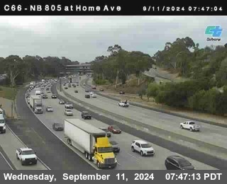 NB 805 at Home Ave (On Ramp)