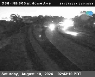 NB 805 at Home Ave (On Ramp)