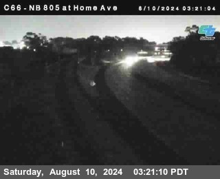 NB 805 at Home Ave (On Ramp)