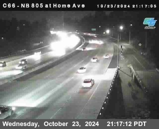 NB 805 at Home Ave (On Ramp)