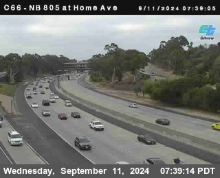 NB 805 at Home Ave (On Ramp)