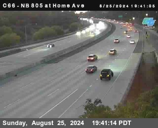 NB 805 at Home Ave (On Ramp)