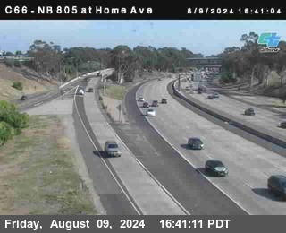 NB 805 at Home Ave (On Ramp)