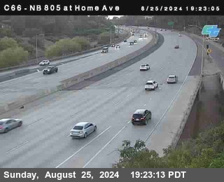 NB 805 at Home Ave (On Ramp)