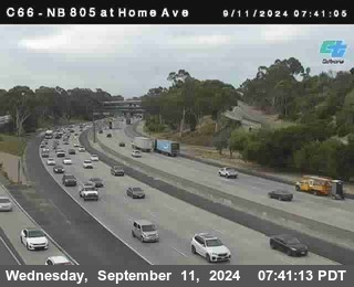 NB 805 at Home Ave (On Ramp)