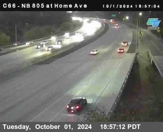 NB 805 at Home Ave (On Ramp)