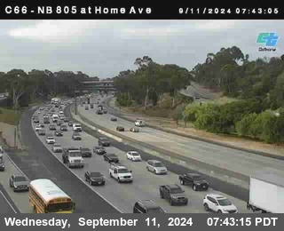 NB 805 at Home Ave (On Ramp)