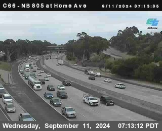 NB 805 at Home Ave (On Ramp)