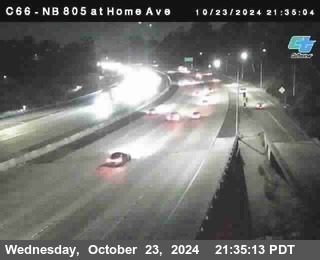 NB 805 at Home Ave (On Ramp)