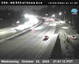 NB 805 at Home Ave (On Ramp)