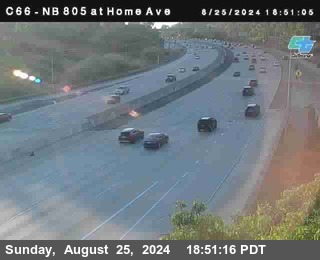 NB 805 at Home Ave (On Ramp)