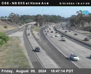 NB 805 at Home Ave (On Ramp)