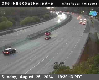 NB 805 at Home Ave (On Ramp)