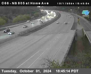 NB 805 at Home Ave (On Ramp)