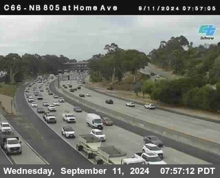 NB 805 at Home Ave (On Ramp)