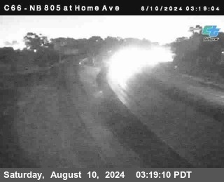 NB 805 at Home Ave (On Ramp)