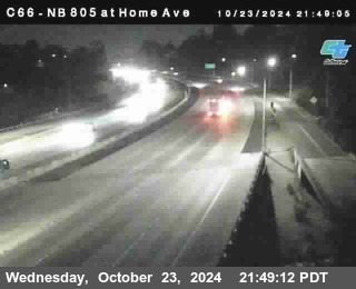 NB 805 at Home Ave (On Ramp)