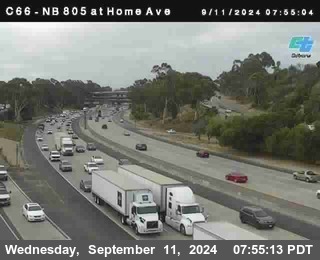 NB 805 at Home Ave (On Ramp)