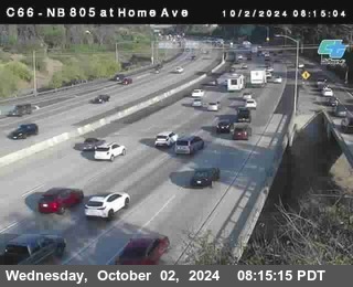 NB 805 at Home Ave (On Ramp)