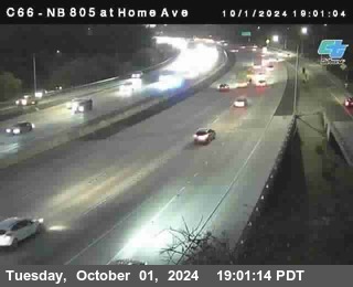 NB 805 at Home Ave (On Ramp)