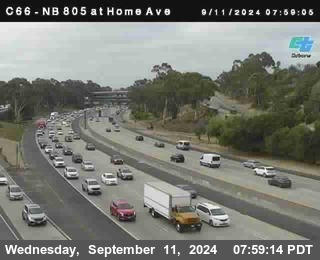 NB 805 at Home Ave (On Ramp)