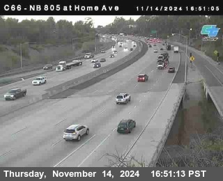 NB 805 at Home Ave (On Ramp)