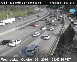 NB 805 at Home Ave (On Ramp)