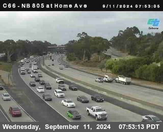 NB 805 at Home Ave (On Ramp)