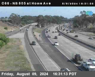 NB 805 at Home Ave (On Ramp)