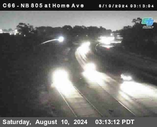 NB 805 at Home Ave (On Ramp)