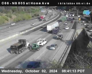 NB 805 at Home Ave (On Ramp)