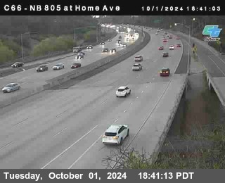 NB 805 at Home Ave (On Ramp)