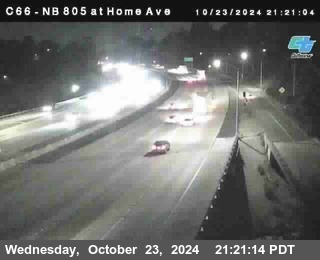 NB 805 at Home Ave (On Ramp)